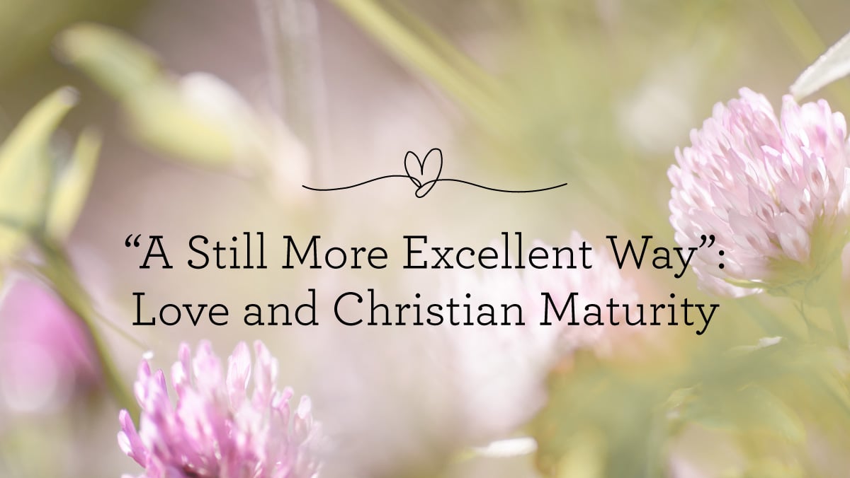 “A Still More Excellent Way”: Love and Christian Maturity