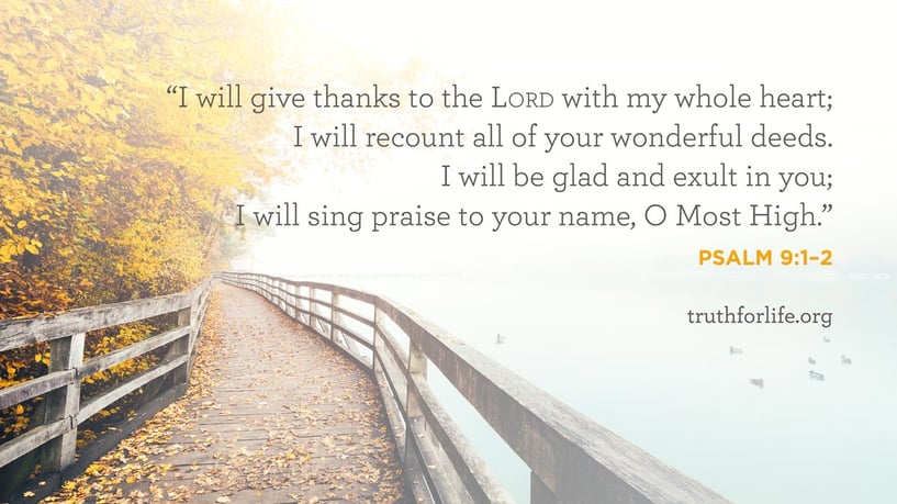 Wallpaper: Give Thanks to the Lord