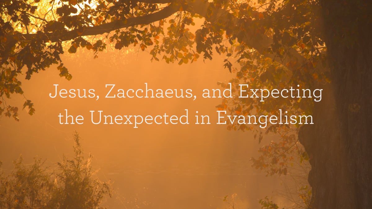 Jesus, Zacchaeus, and Expecting the Unexpected in Evangelism
